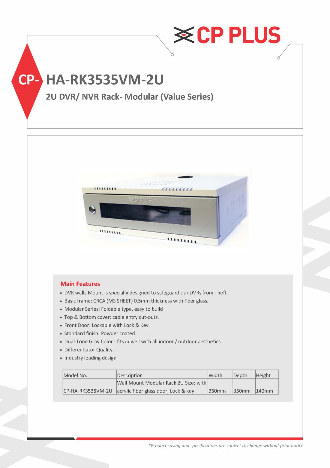 CP PLUS 2U RACK - Image 2